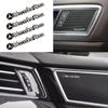 AAVN1 3D Aluminum Car Audio Speaker Decorate Badge Sticker Accessories For Mercedes Benz AMG A B C S Class CLA GLB W108 W124 W126 W140