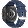 Bracelet for Samsung Galaxy Watch Ultra 47mm - Adjustable Classic Buckle Soft Silicone - Navy Blue