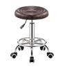 Adjustable Swivel Round Stool with Wheels
