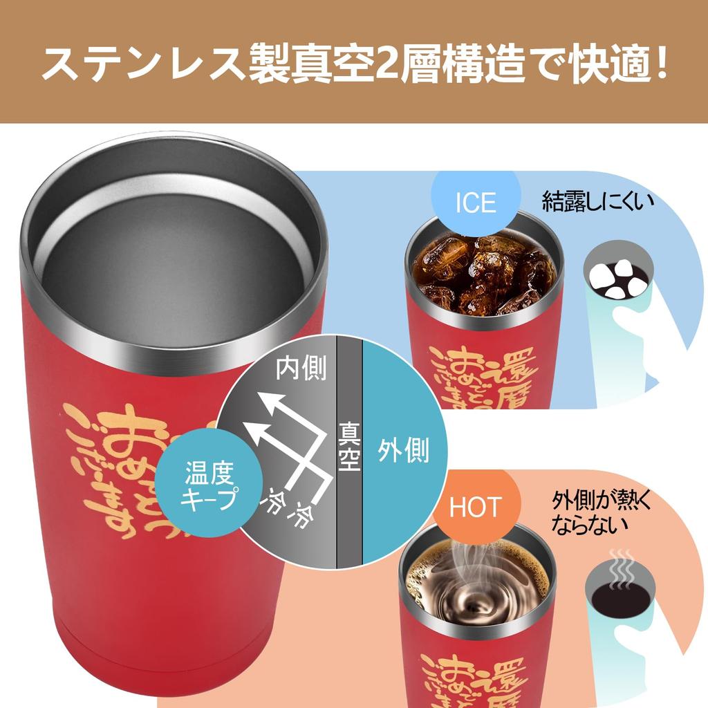 Livole 60th Birthday Present for Men Women 60th Birthday Present Popular Gift Tumbler Heat Insulated Cold Insulated Vacuum Insulated Stainless Steel