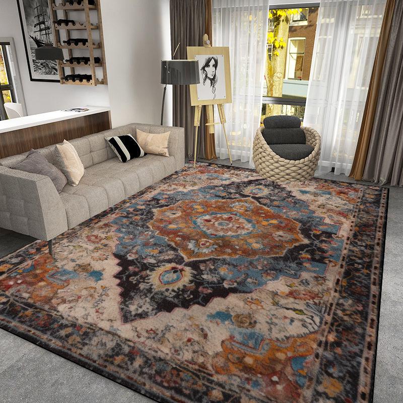 Gorgeous Persian Hall Carpets for Living Room Decor Large Area Non-slip Soft Bedside Bedroom Rug Lounge Coffee Tables Floor Mat