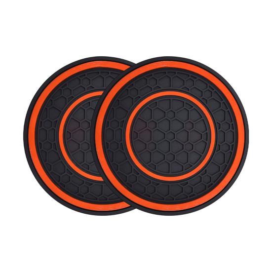 2 шт. автомобильные подставки под стаканы термостойкие нескользящие водонепроницаемые канавки универсальный держатель для стаканов аксессуары для салона автомобиля