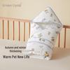 Октябрь Кристалл Осень/Зима Чистый Хлопок Детское Пеленальное Одеяло - Толстый Кукурузный Хлопковый Конверт для Новорожденных