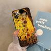 Чехол Gustav Klimt для iPhone 17 Air 16 15 14 13 11 12 Pro Max 13 mini XR 15 16 Plus 16e Задняя крышка