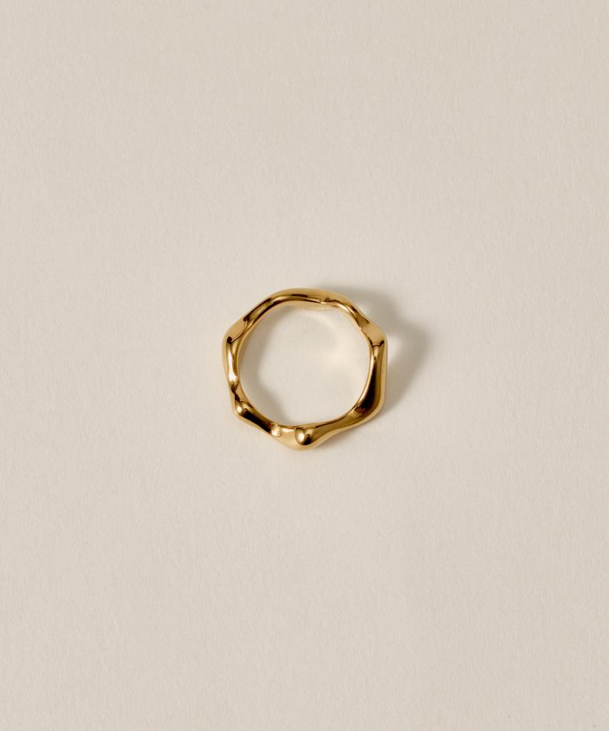 Кольцо-мизинец Novice Tokyo Lava Pinky Ring [Нержавеющая сталь] / Золото