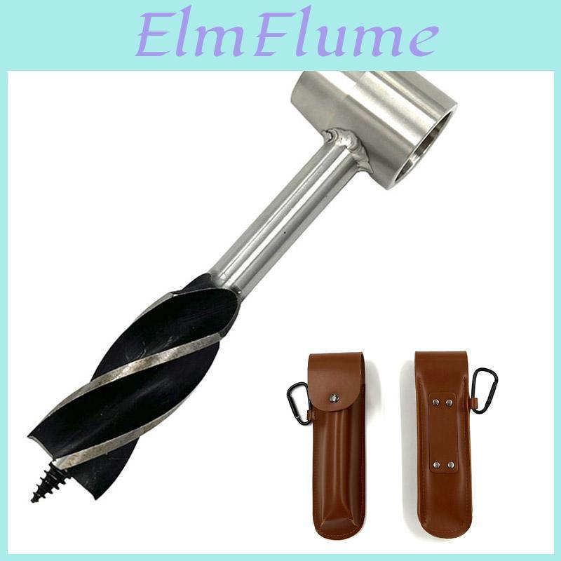 Outdoor Survival Manual 1set Auger Hand Drill Survival Gear Tool Outdoor Sports Jungle Camping Accessories Zh