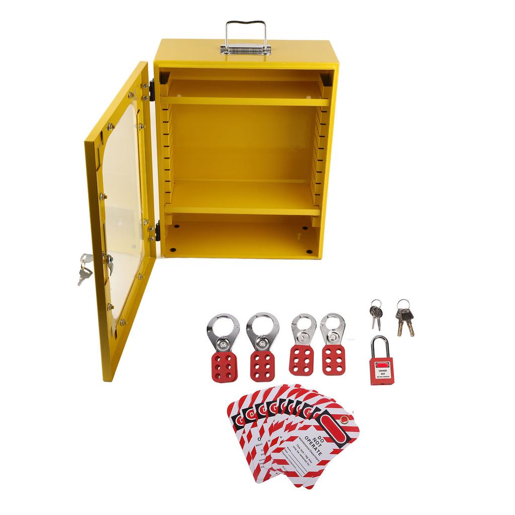 Комплект из 8 пар навесных замков для шкафа с бирками и замком-блокиратором, портативный многофункциональный