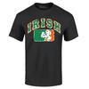 Vintage Irish Shamrock Flag T-shirt St. Patrick's Day Clover Shirt