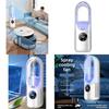 Rechargeable Usb Desktop Fan With Spray Humidifier And Touch Operation For Home And Gift