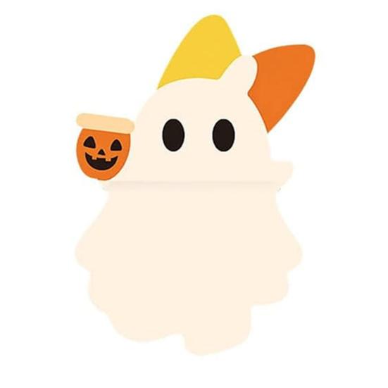 Halloween Ghost Phone Buddy Cute Stick-On Ghost Phone Topper Peel-and-Stick Mini Phone Figures Surprise Toy for All Phones Desk Decor