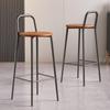 Скандинавский барный стул из железа со спинкой – Современный, роскошный дизайн