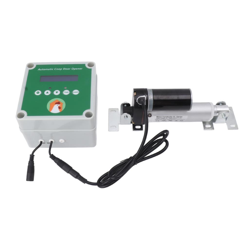 Автоматический открыватель курятника линейные приводы электрический комплект двигателя для двери птичника с подсветкой