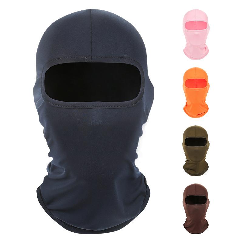 Mens Bicycle Cap Balaclava Full Face Ski Mask Hood Hiking Camping Hunting Tactical Military Airsoft Cap Bike Hats Neck Gaiter