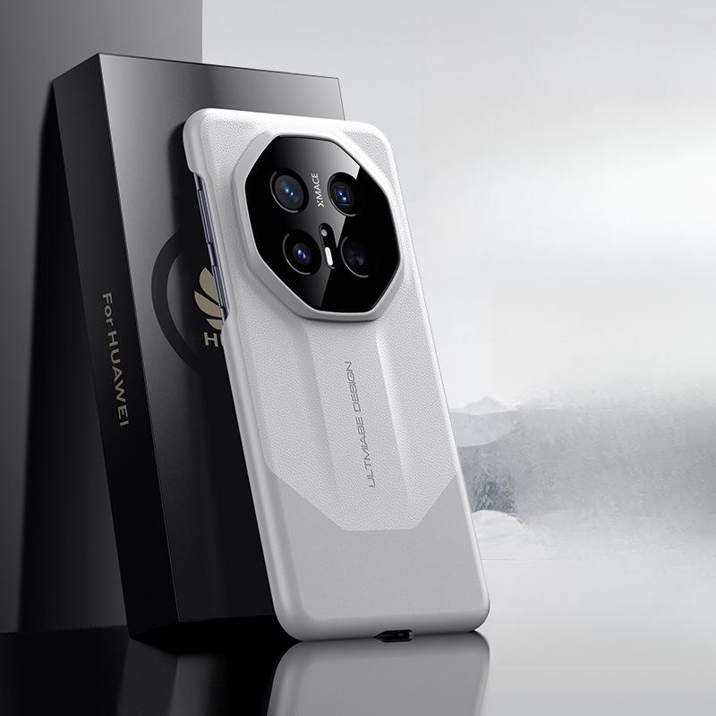 Подходит для мобильного телефона Huawei Mate70pro+ Чехол Mate70rs Полностью закрывающий Противоударный Бизнес Кожаный чехол