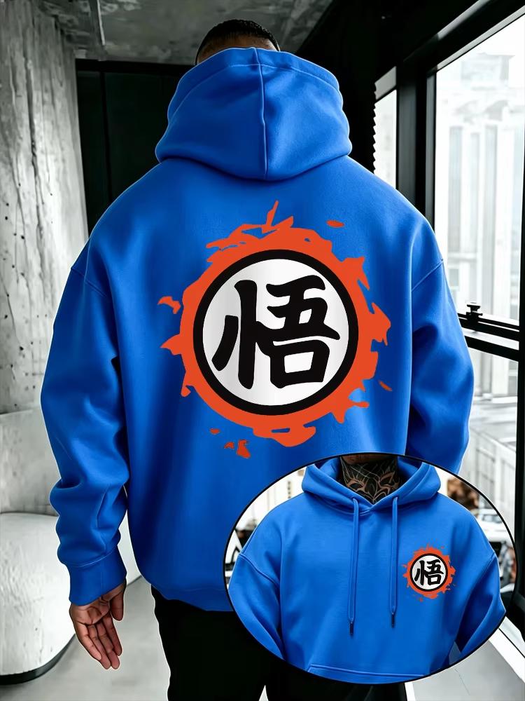 Худи с принтом из аниме Dragon Ball для мужчин, высококачественный свободный пуловер-толстовка, теплая для осени и зимы, повседневная одежда, худи для женщин и мужчин