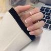 194 French Wearable Press-on Nail Tips - 24pcs Bridal UV Gel Removable False Nail Patches