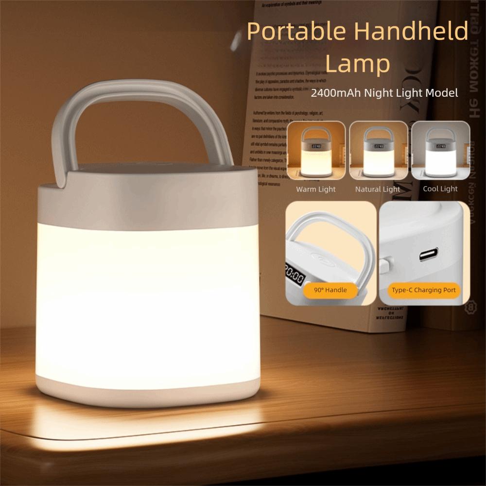 Dimmable Bedside Lamp Rechargeable Reading Table Lamp Durable Sleep Light  Children's Bedroom