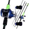 Комбинированные катушки для кастинговой удочки, 4-секционная удочка Baitcaster 2,1 м/2,4 м и кастинговая рыболовная катушка 17+1BB