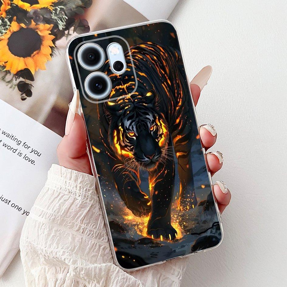 For Cover OPPO Reno 14F 2025 Case Reno14F Popular Bamboo Bowknot Soft Silicone Clear TPU Bumper For OPPO Reno14 F CPH2743 Shells