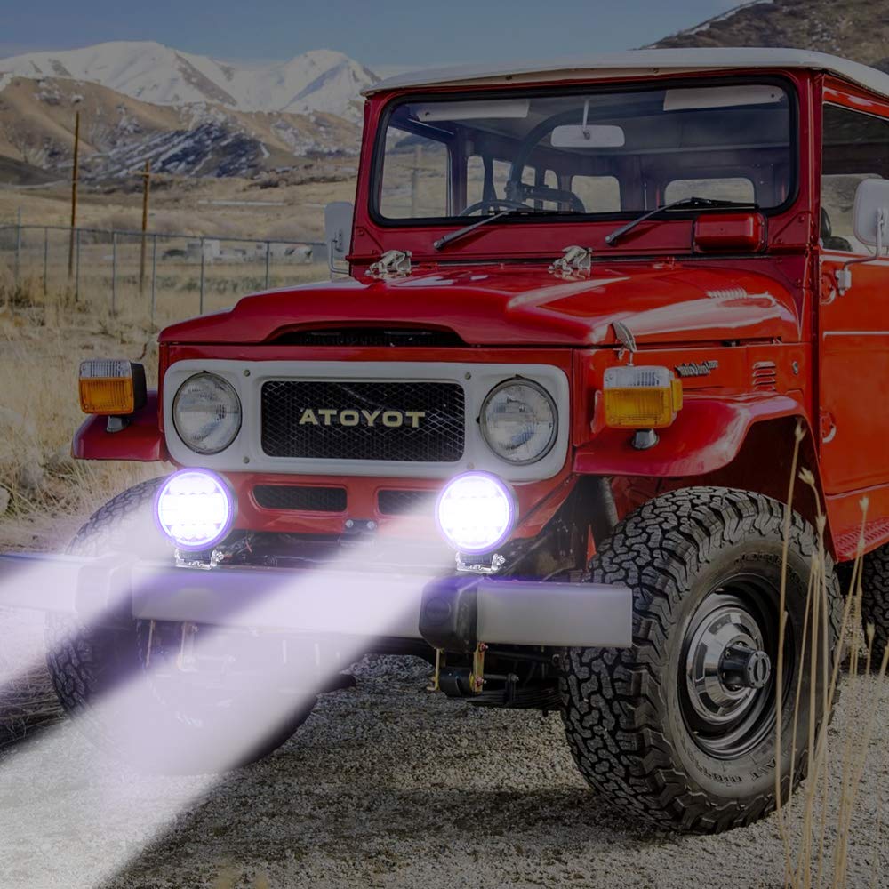 Aoling LED Рабочий свет с синим кальмаром Рабочий Вспомогательный Дневной ходовой свет Комбо Задний Прожектор Противотуманный Вспомогательный Универсальный Автомобильный Экстерьер Ночная Рыбалка