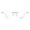 Rimless Oval Grey SmaRtbuy Collection Daria Rt 0036 C3 Fashion Unisex Eyeglasses