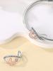 Шармы Plata Sweet Diamond Heart Бусины Шарм Медь Покрытая Подходит Шармы Медьоригинал Браслет Для Изготовления Украшений Diy Шарм