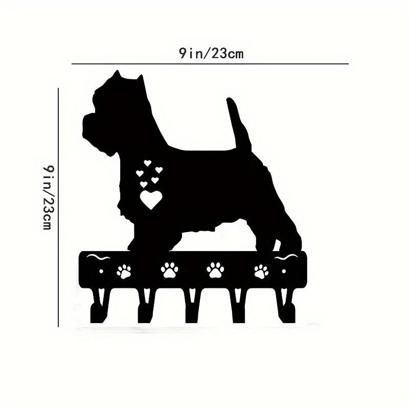 1pc West Highland Terrier Westie Dog Key Rack Hanger Metal Wall Art Key Hanger, Towel Rack, Iron Art for Home Decor