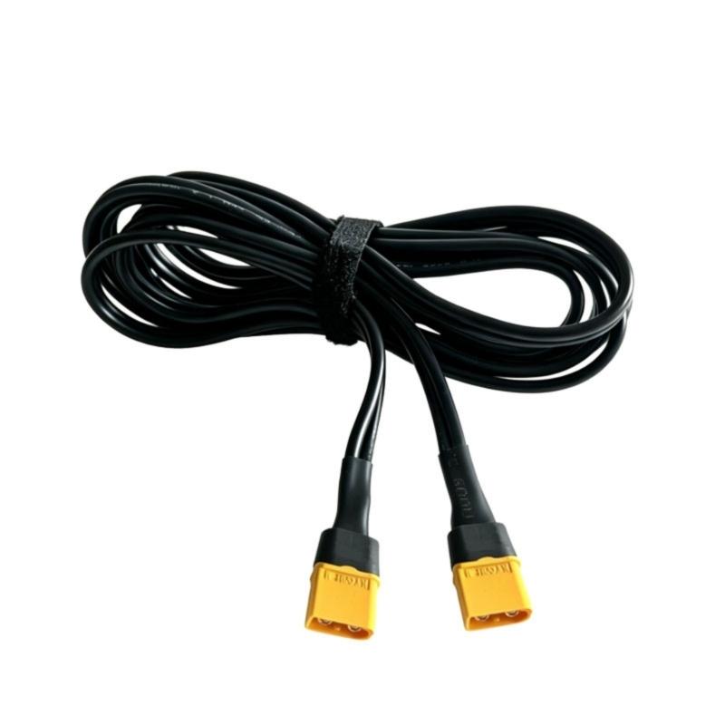Гибкий зарядный кабель XT60 "папа-папа" 12AWG, удлинитель для радиоуправляемых моделей и литиевых аккумуляторов