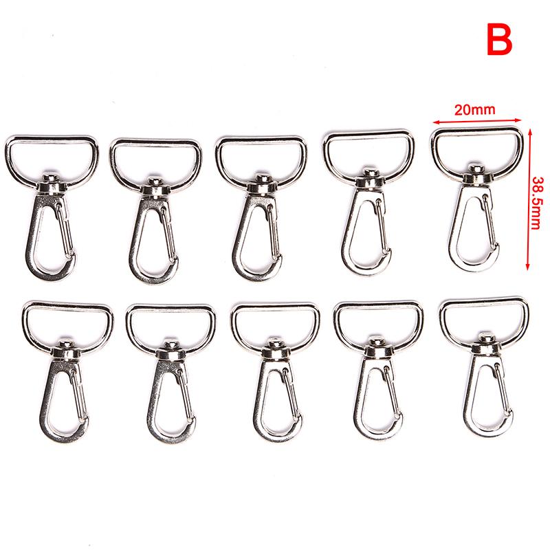 10 шт. сумки ремешок металлические пряжки-омары для сумочки брелок крючок аксессуар «сделай сам»