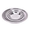 Camping Round 14-26Cm Dia Stainless Steel Tableware Dinner Plate Food Container