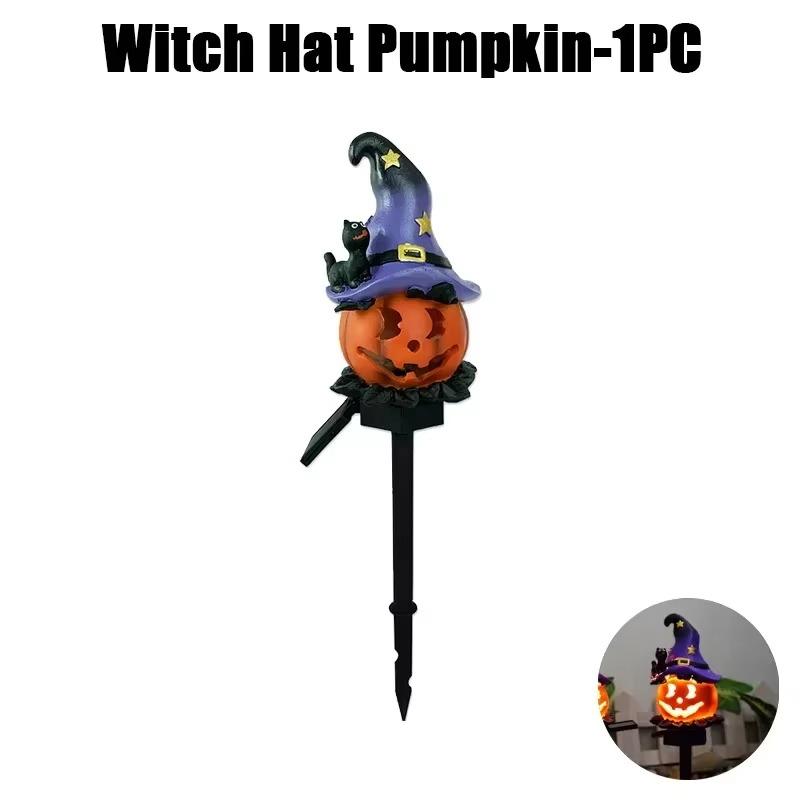 5 шт. солнечное украшение на Хэллоуин наружное освещение творческая атмосфера водонепроницаемый двор украшение сада смоляной тыквенный фонарь