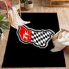 Isle Man Tt Course Map Floor Mat Design for Outdoor Playrooms Balcony Kitchen Antislip Carpet Decorate Offices Best for Christmas