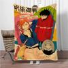 Винтажные Аниме J-Jujutsu-Kaisen Фланелевые Одеяла Согревающие Плед Уютное Одеяло для Пикника Кроватей Дивана Дома Спальни