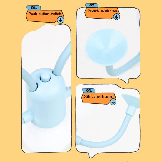 Night Light Creative Shape-Shifting Lighting Adjustable Arm Night Lamp Suction Cup Mini Decorative Lamp for Desk Decor