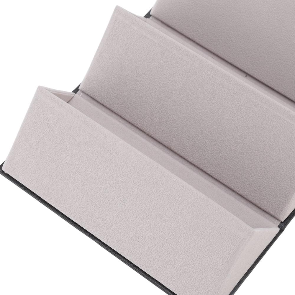 PU Leather Travel Glasses Case Foldable Design Eyeglasses Storage Case Travel Use