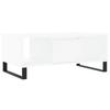 VidaXL Coffee Table White 90x50x36.5 Cm Engineered Wood 830596