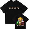 R.E.P.O.Графические футболки Горячая игра Repo Робот Хлопок Мерч Футболка Женщины Мужчины Y2k Одежда Новый узор Универсальная футболка с коротким рукавом