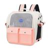 Pet Backpack Adjustable Strap Pet Carrying Bag Ventilation Large Capacity Foldable Cat Backpack for Outdoor Travel
