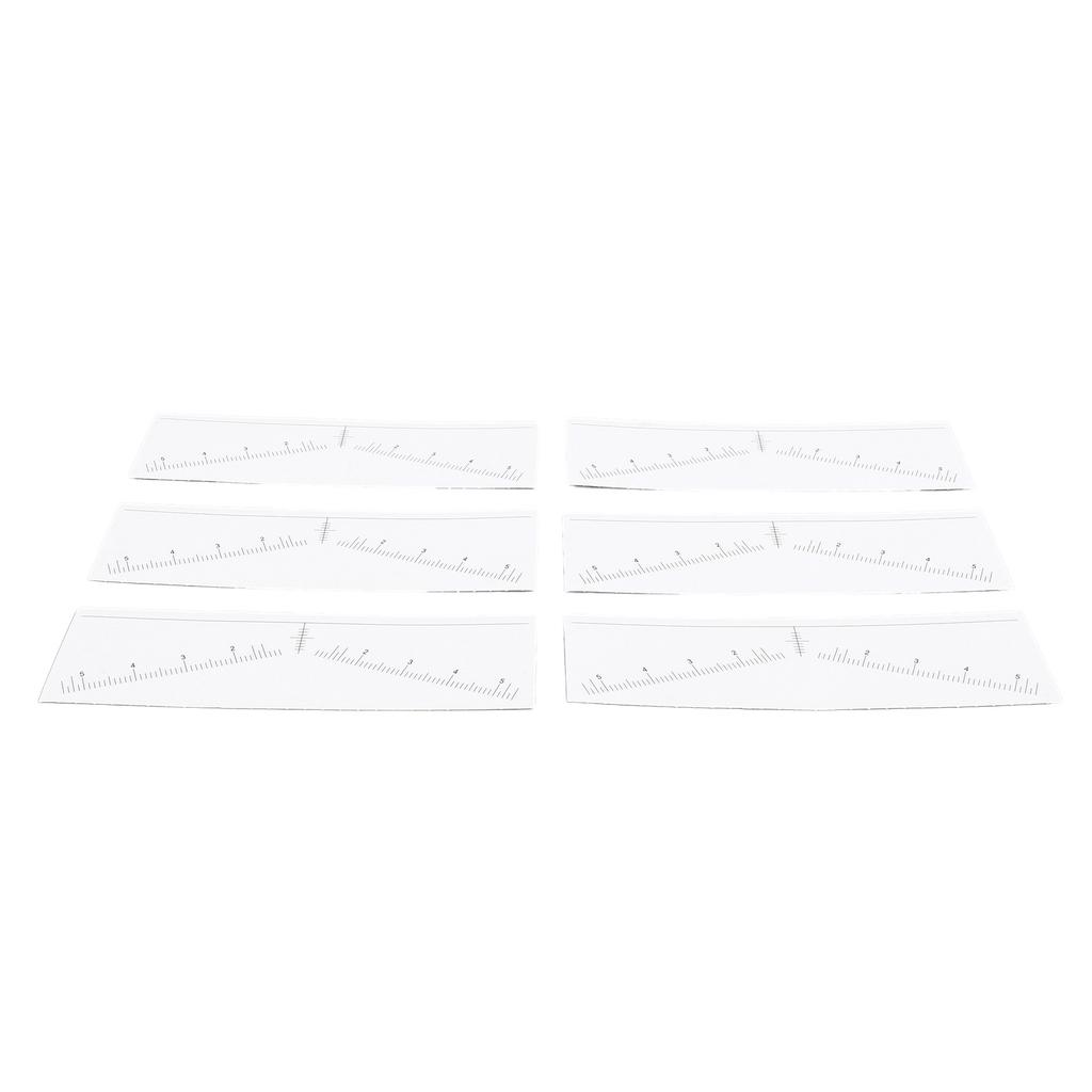 100 Sheets Disposable Eyebrow Ruler Stencils Stickers for Symmetrical Shaping Strong Adhesive Eyebro