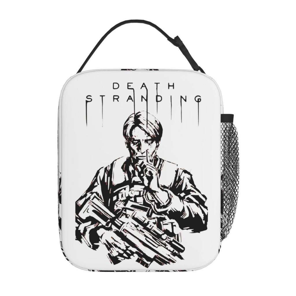 Death Stranding Cliff Unger Insulated Lunch Bag Cooler Bag Meal Container Leakproof Lunch Box Tote Food Handbags Office Outdoor