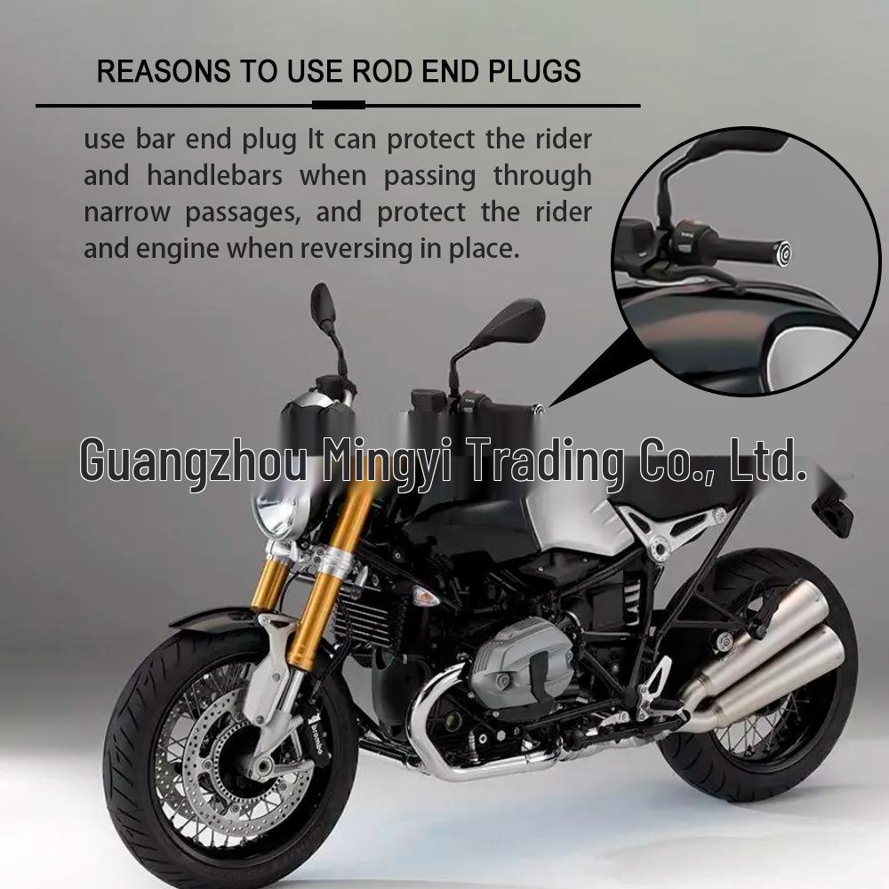 BMW R NINE T/G/S Мотоцикл Алюминиевые заглушки руля и накладки на ручки с ЧПУ.