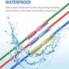 100 шт. термоусадочных пулевых разъемов, термоусадочные пулевые клеммы с гнездовыми и мужскими разъемами, изолированные водонепроницаемые морские обжимные наконечники