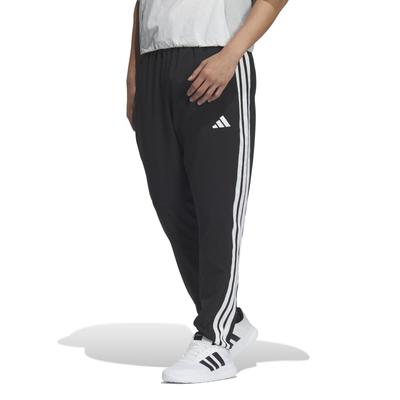 Adidas Спортивные штаны свободного кроя Легкие тканые тренировочные штаны BXF30 3 полоски Мужские Черный/Белый (JV7003) J/XL
