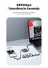 Выдвижной кабель Toocki 100 Вт для быстрой зарядки Apple MacBook и iPad