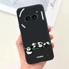 Ни за что Телефон (2а) (2) Черный силиконовый защитный чехол для Nothing Phone2 Phone 2a Милые мультяшные мягкие чехлы