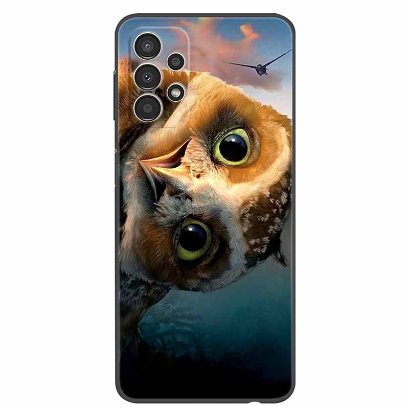 Для Samsung A13 4G чехол A135F мультфильм мягкий силиконовый волк телефон задняя крышка для Samsung Galaxy A13 4G чехлы лев Fundas A 13 2022