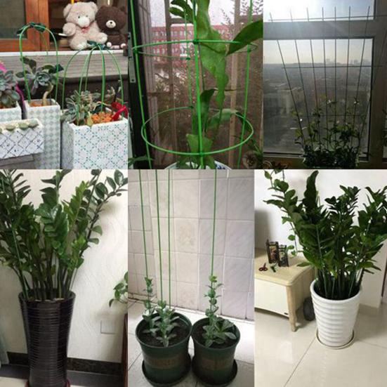 Гибкие опорные колья для растений с одним стеблем, высокопрочные, простые в использовании, защита от ветра, колья для уличных растений в помещении