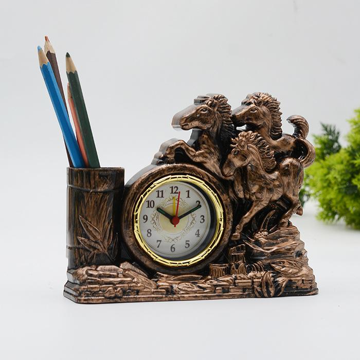 Clocks and Home Accessories Wujin Horse Stroke Alarm Clock Company Gifts Photographic Equipment