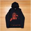 Oversized Y2K Hooded Sweatshirt With Zipper Front Digital Print Loose Fit Streetwear Women