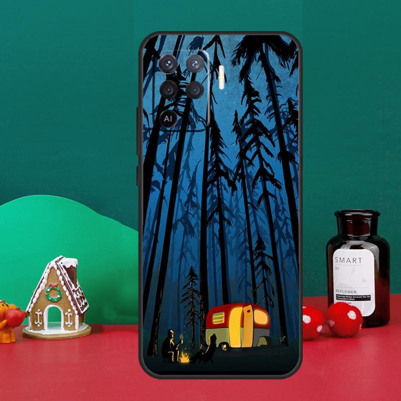 Кейс для кемпинга и искусства для Oppo A40 A60 A80 A6 A5 Pro A15 A16 A17 A57 A94 A74 A54 A76 A96 A18 A38 A58 A78 A98